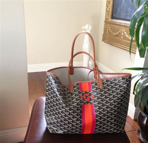 goyard monogram ideas|goyard zip tote.